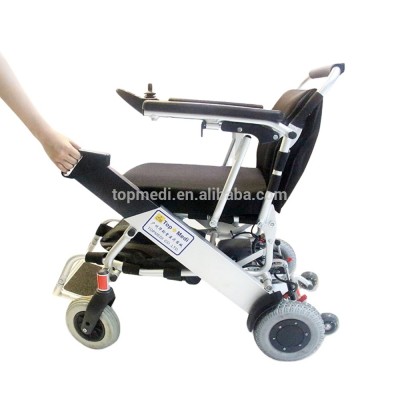 Topmedi Hot Sale Portable Outdoor Electric Wheelchair for Disabled People