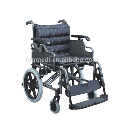 Topmedi aluminum large seat width wheelchair