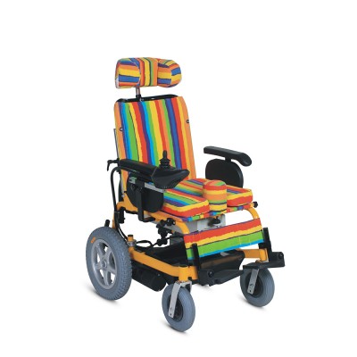 Power High Adjustable Colorful Electric Wheelchair for Children Silla de Rueda Electrica